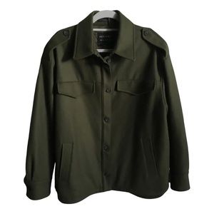 ALLSAINTS Emery Quit Jacket Army Green Women's Size 4